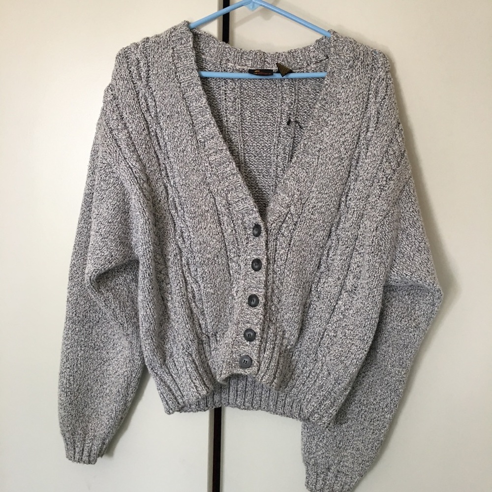Chunky knit cardigan